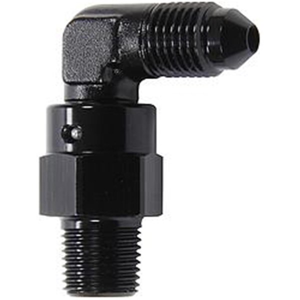 Allstar Performance 90 deg Swivel -3 AN Male to 0.125 NPT Male Fitting Adapter ALL50108 - main